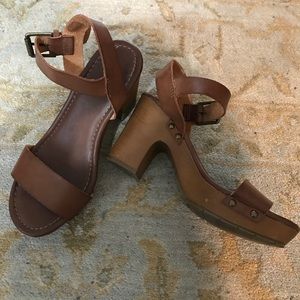 Cute leather sandals